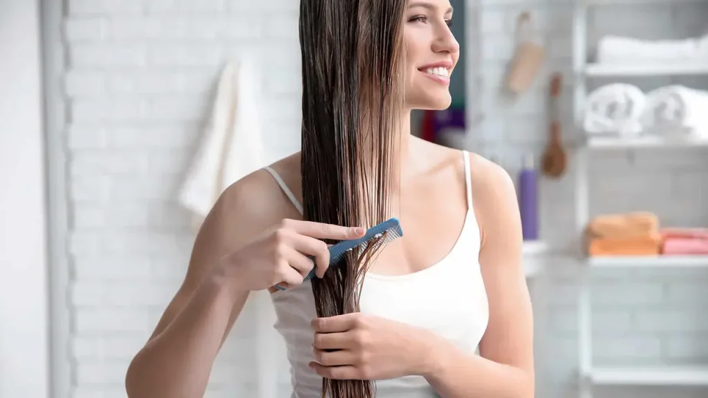 استفاده از ماسک مو آراکسین بعد از حمام