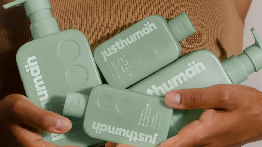 شامپو های برند JustHuman