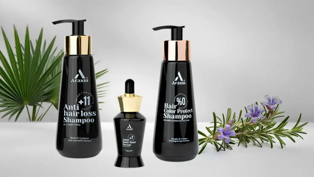 شامپو و سرم ضد ریزش آراکسین