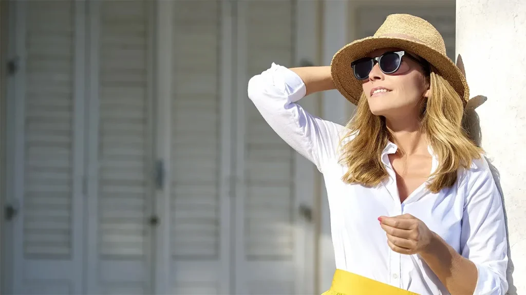 پوست در معرض نور خورشید