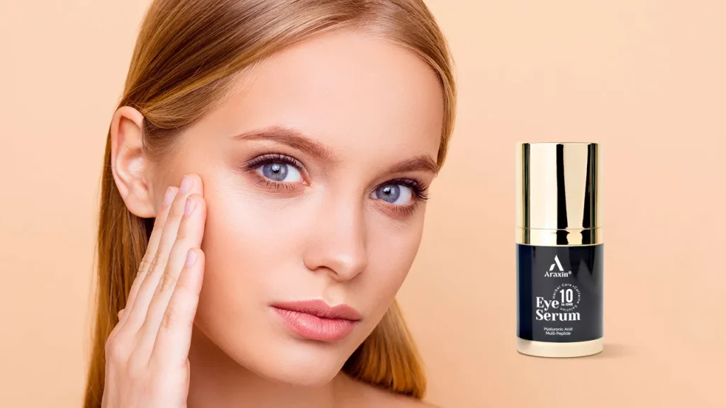 مراقبت از ناحیه حساس دور چشم با سرم دور چشم آراکسین